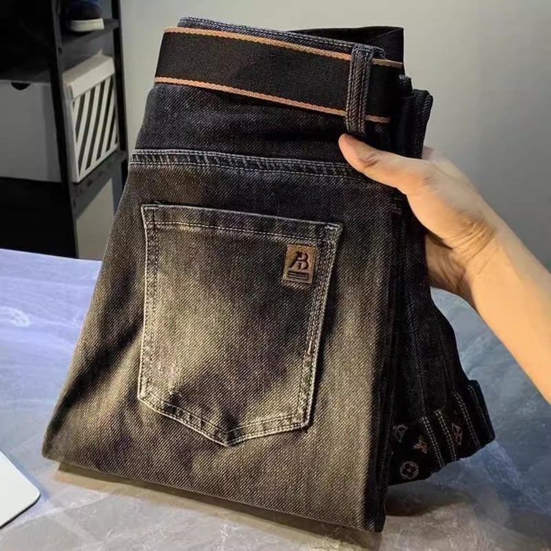 Unisex Classic Denim Jeans Loose Fit Daily Outdoor Wear - Image 5