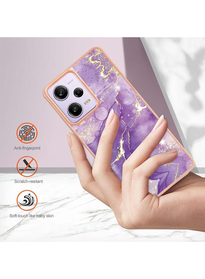 S-TOP Electroplating Marble Dual-side IMD Phone Case For Xiaomi Redmi Note 12 Pro 5G Global/Note 12 Pro 5G China/Poco X5 Pro 5G/Note 12 Pro Speed - Image 4