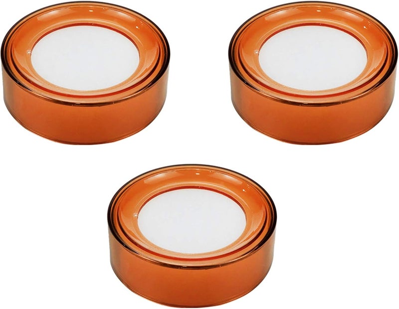 Dahszhi رطب إسفنجة إصبع مكتبي 2.7" قطر بني - 3 قطع - Image 1