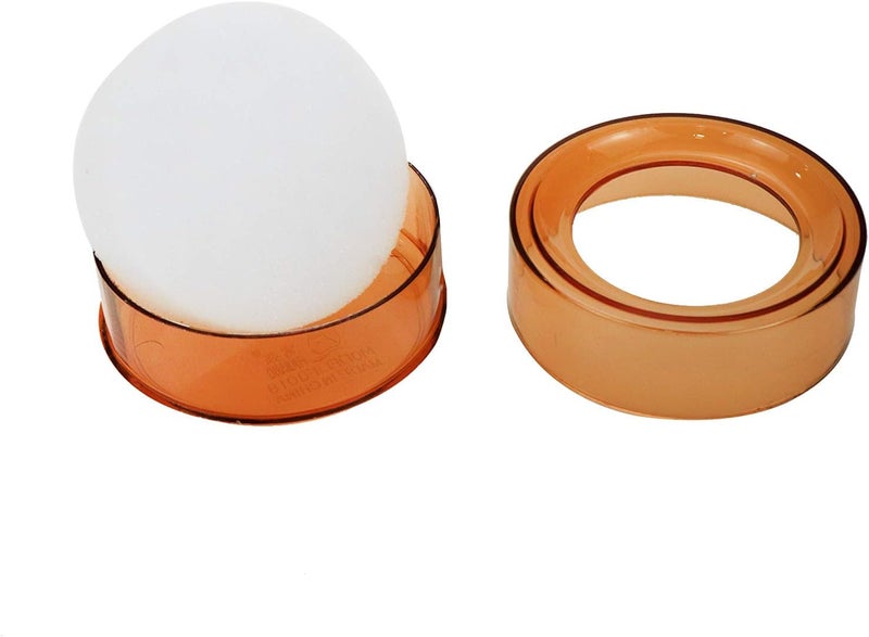 Dahszhi رطب إسفنجة إصبع مكتبي 2.7" قطر بني - 3 قطع - Image 4
