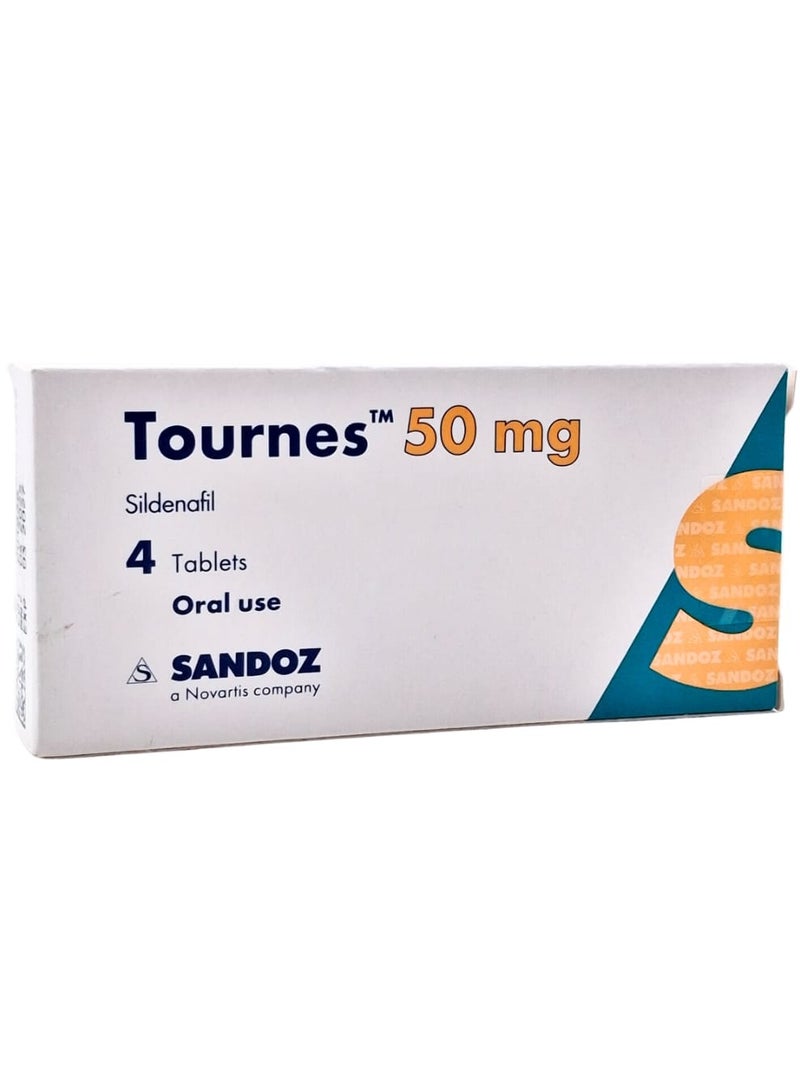 TOURNES 50MG TAB 4'S