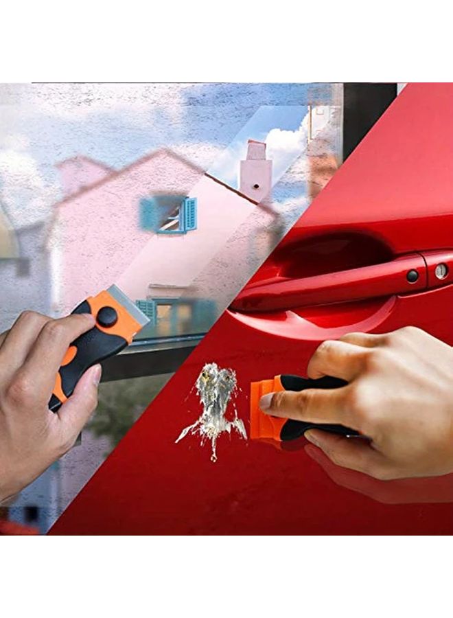 1pc Black Paint Scraper Set Multi Purpose Car Film Removal Home Cleaning Tool - Image 4