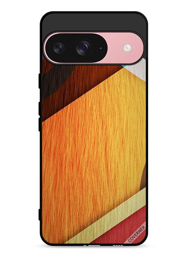 Covernex Google Pixel 9 Protective Case Cover Wooden Texture - Image 1