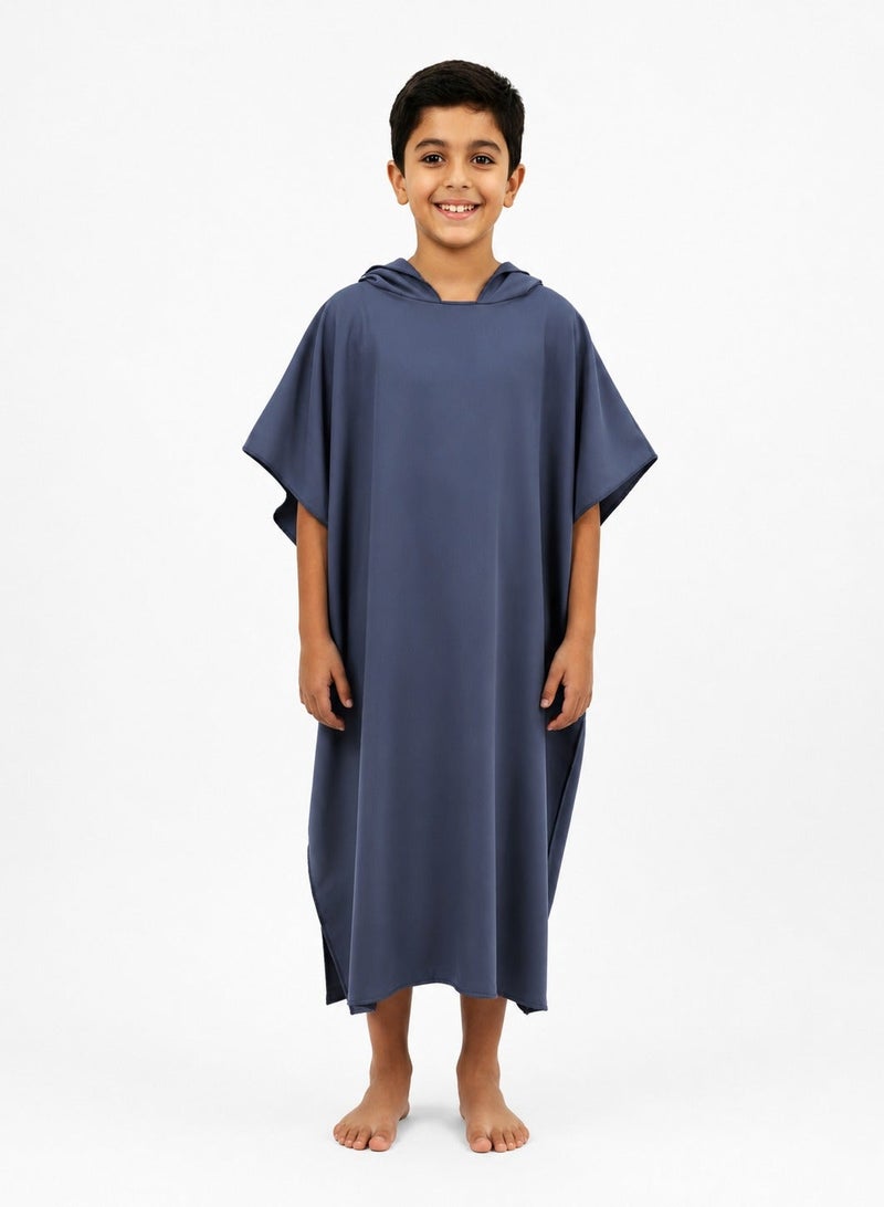 ldeen Premium kids bathrobe made from high quality microfiber highly absorbent with quick dry feature featuring an elegant design and compact size packaged in a stylish bag to be your child’s perfect companion anytime. - Image 1