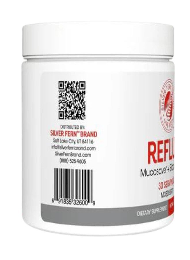 Silver Fern Reflux Digestive Supplement - Peach Mango Flavor - Each Tub = 30 Scoops = 30 Servings - Mucosal Support for Acid Issues - with Mucosave FG and Slippery Elm Bark (1 Tub) - Image 2