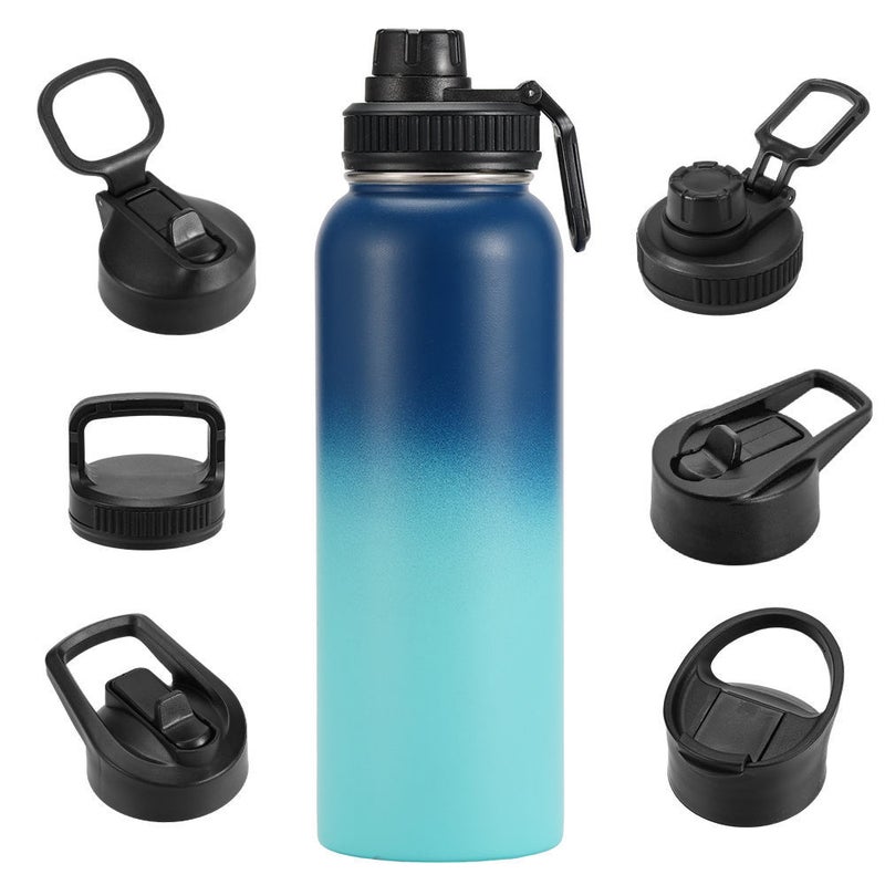 304 Stainless Steel Full-Range Insulated Cup Double-Layer Large-Capacity Mountaineering Kettle Vacuum Sports Water Bottle Vacuum Insulation - Image 4