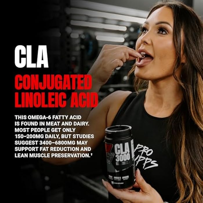 PROSUPPS CLA 3000 Lean Body Composition Support - Stim-Free Conjugated Linoleic Acid Workout Supplement for Weight Management & Appetite Support with Omega 6 Fatty Acid - Gym & Fitness - 90 Softgels - Image 3
