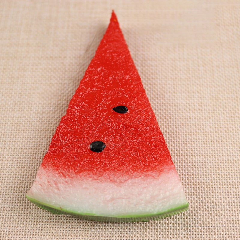 4 pcs Artificial Fruit Model Simulation Watermelon Slice Fruit Photography Props - Image 2