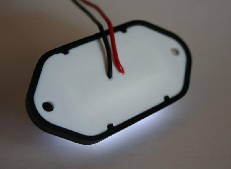 Pilotlights.net LED Convenience Courtesy LED Light - Bright BLUE internal LEDs - Waterproof, Compact 12vdc Fixture Truck, Auto, RV, Aircraft lighting - Image 2