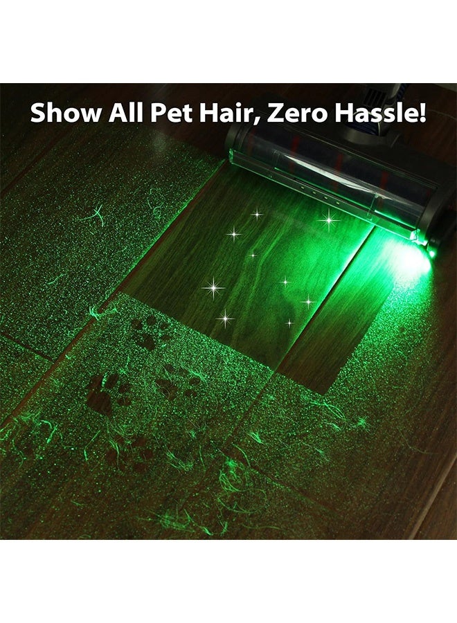 GMORO Dust Detector Light, Green Led Light for Vacuum Cleaner Head Accessories, Dust Detector Led Light for Vacuum Cleaners,Green Light Attachment Suitable for Dyson Shark Bissell, Reveal Pet Fur Dog Cat Hair for Household Appliances Vacuum Cleaner Accessories - Image 2