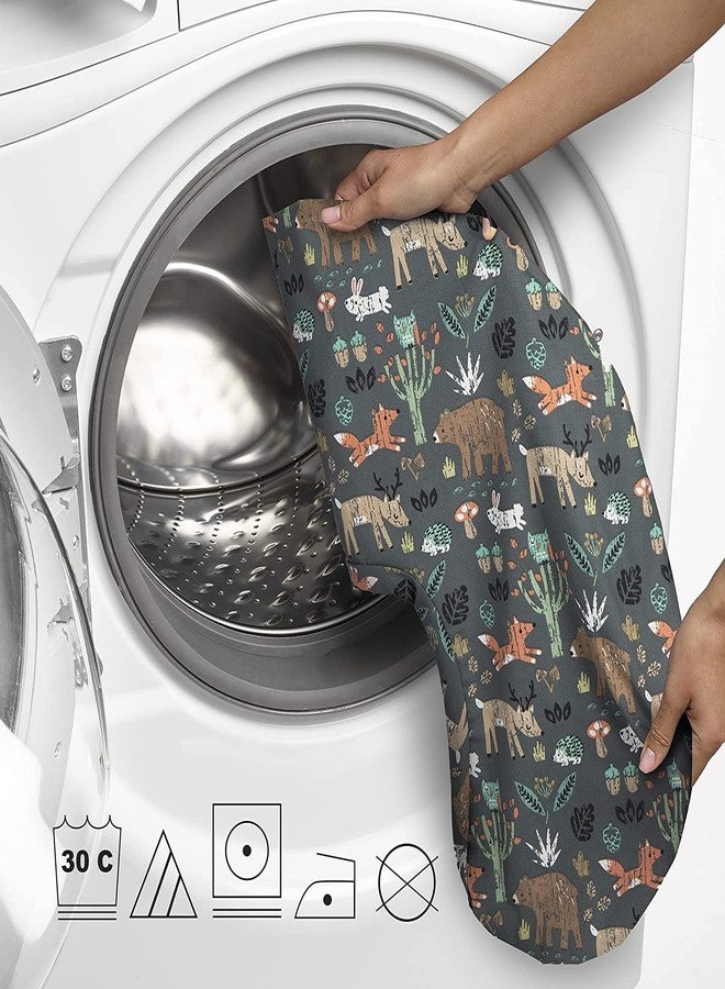 Proliva وسادة بروليفا للرضاعة الطبيعية للأطفال حديثي الولادة مع غطاء قابل للفصل، وسادة الرضاعة الطبيعية ووسادة الأمومة، مجموعة دعم لوسادة الرضاعة الطبيعية وسرير الأم (بالو - أخضر) - Image 4