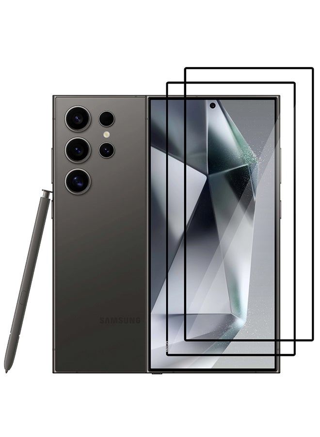 CATANES 2 Pack Samsung Galaxy S24 Ultra Screen Protector 9H Hardness Scratch Resistance Screen Protector Touch Sensitive Case Friendly Tempered Glass Film - Image 2