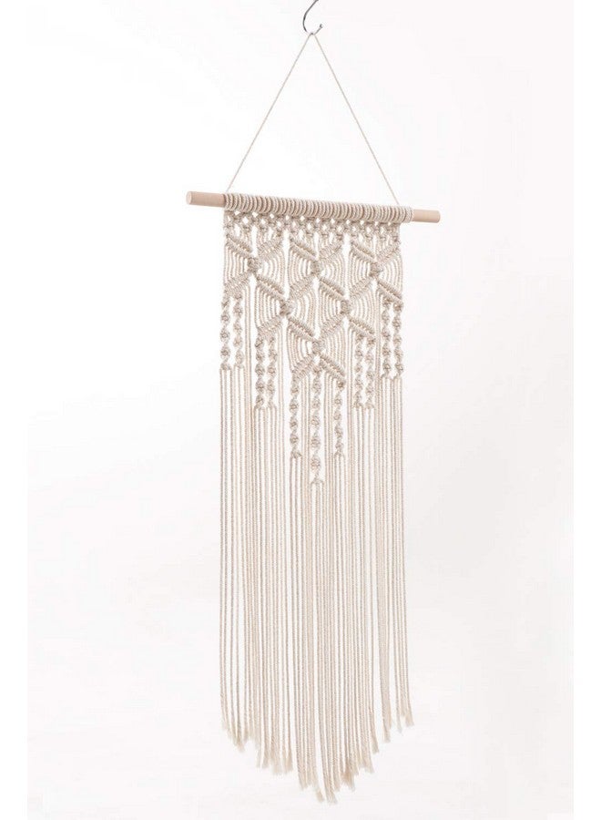 داهي، قطعتان من ديكور الحائط المكرمية، فن جداري منسوج، نسيج مكرمية، ديكور منزلي أنيق بوهو، مناسب للشقة، غرفة النوم، الحضانة، معرض الصور، 13 بوصة عرض × 26 بوصة طول و13 بوصة عرض × 28 بوصة طول - Image 4