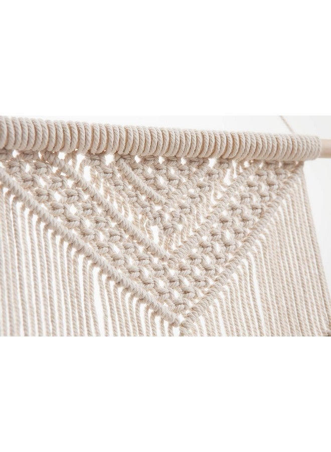 داهي، قطعتان من ديكور الحائط المكرمية، فن جداري منسوج، نسيج مكرمية، ديكور منزلي أنيق بوهو، مناسب للشقة، غرفة النوم، الحضانة، معرض الصور، 13 بوصة عرض × 26 بوصة طول و13 بوصة عرض × 28 بوصة طول - Image 5