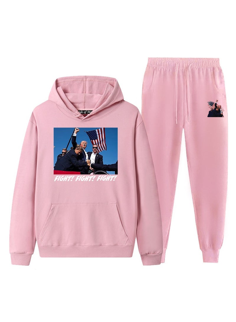 KUYING New Trump Printed Long Sleeved Sports Suit - Image 1