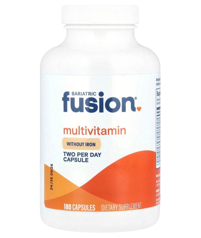 Bariatric Fusion فيتامينات متعددة بدون حديد 180 كبسولة