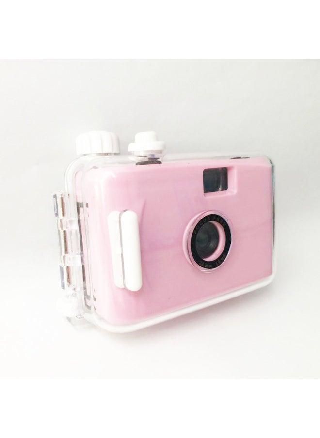 Generic - Source Manufacturer 135 Retro Film Film Fool Underwater Waterproof Diving Non-polaroid Camera Customization *made In Stock-Color:Light Pink And White Shell - Image 1