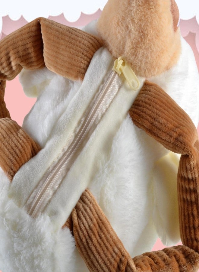 Ueeksry Cute Plush Chicken Handbag - Soft Fluffy Hen Purse, Animal Plush HandBag with Zipper for Women - Image 5