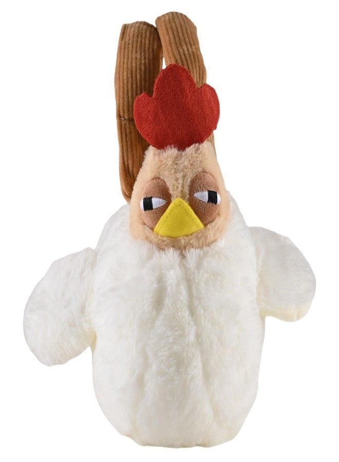 Ueeksry Cute Plush Chicken Handbag - Soft Fluffy Hen Purse, Animal Plush HandBag with Zipper for Women - Image 2