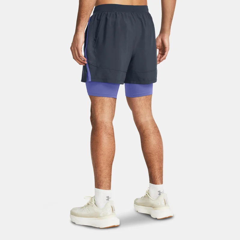 UNDER ARMOUR Men's Launch 2-in-1 Running Shorts