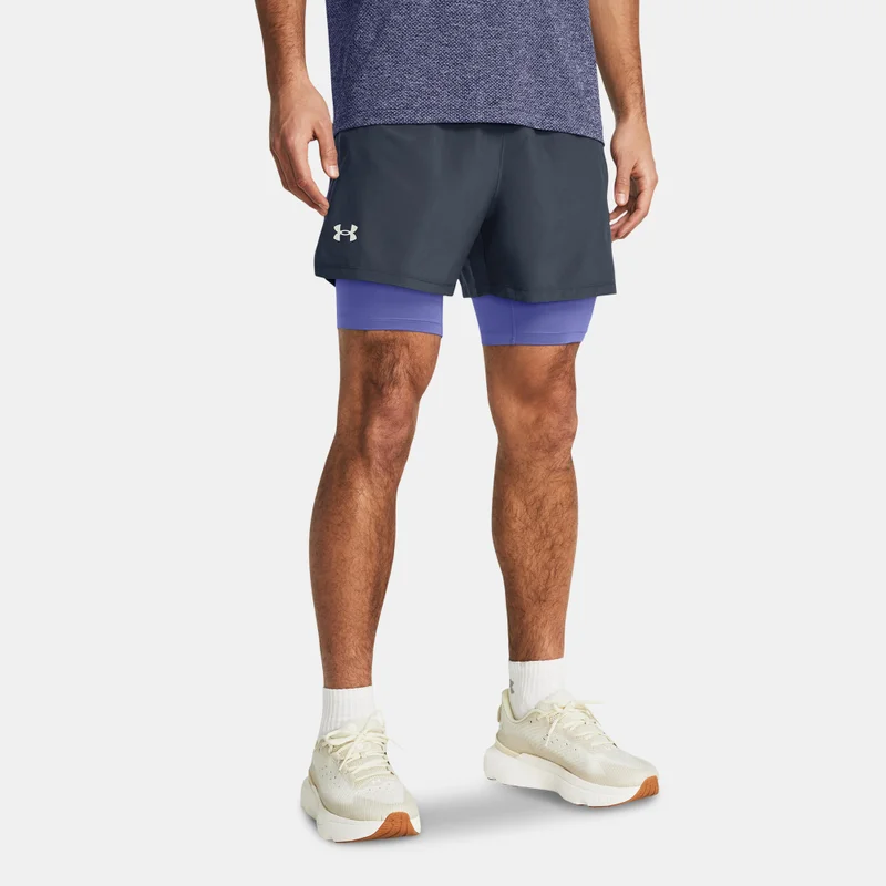 UNDER ARMOUR Men's Launch 2-in-1 Running Shorts