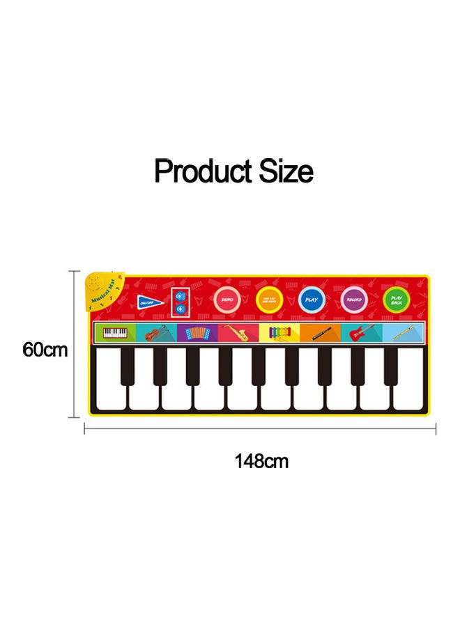 Y&D Musical Piano Keyboard Mat 148x60cm  - Image 2