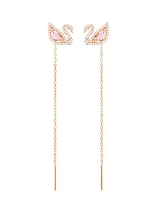 Swan Charm Studs - Image 1