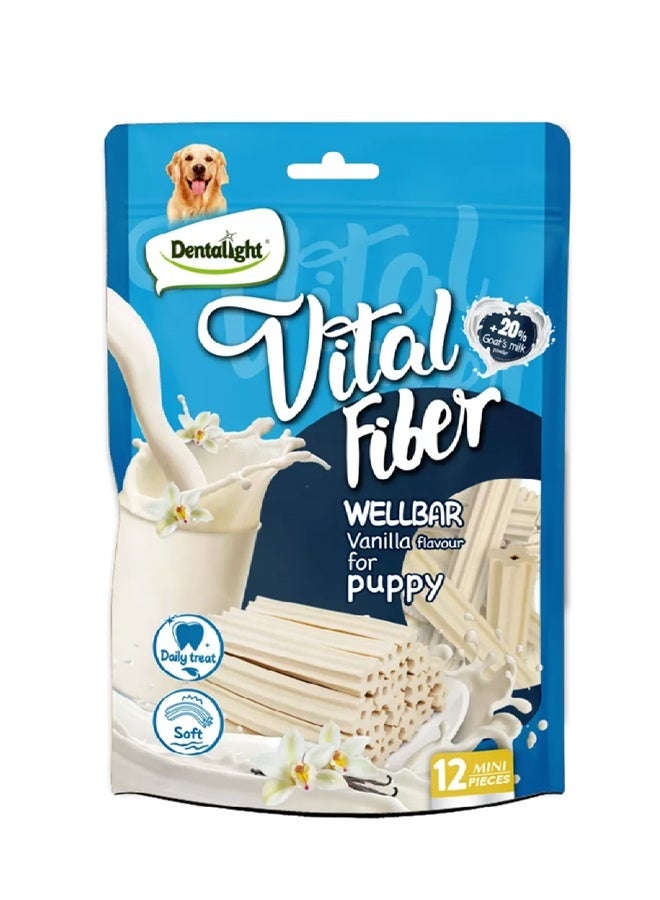 Vital Fiber Wellbar Dog Snack With Vanilla Flavour - 80G