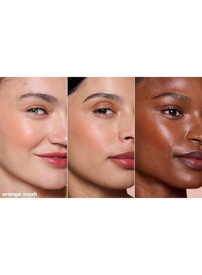 elf Sheer For It Blush Tint - Buildable Stain For Lips + Cheek,Orange Crush - Image 4