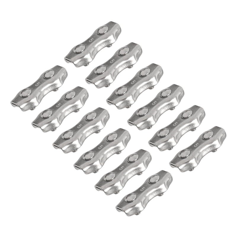 M5 Rope Connectors For Electric Fence Wires 12 Pack Galvanized Steel Weather Resistant - Image 3