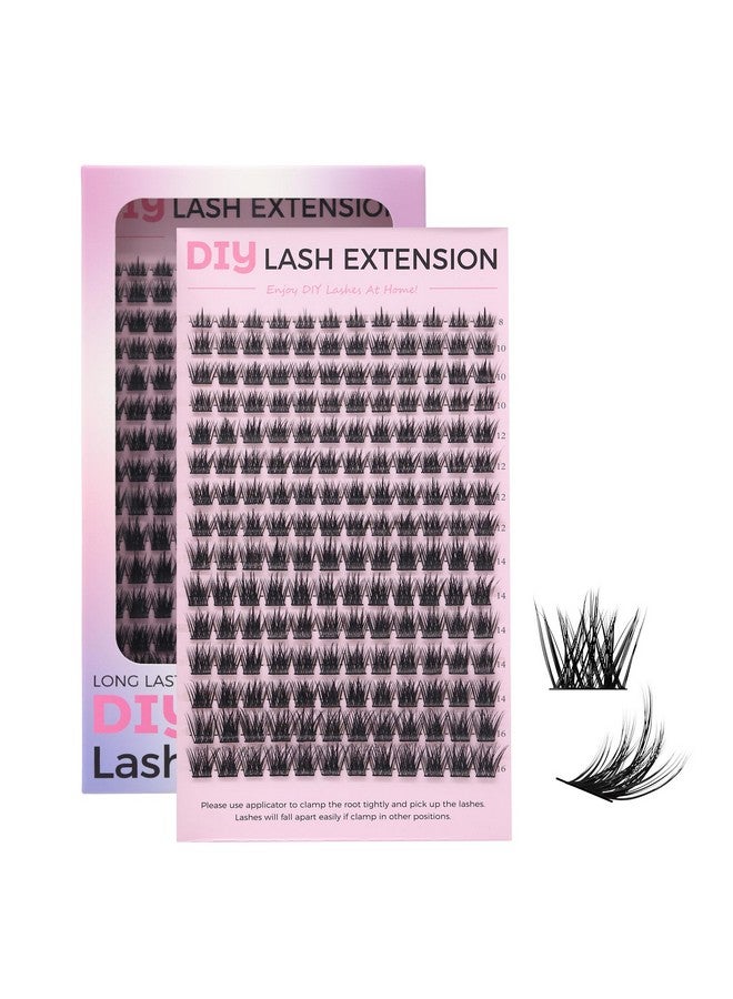 ميوفيو وصلات رموش صناعية مكونة من 180 قطعة من الرموش الصناعية الرقيقة والمتفرقة، مكونة من رموش صناعية رفيعة للغاية من المنك الناعم، صينية مختلطة (C-8-16Mix) - Image 1