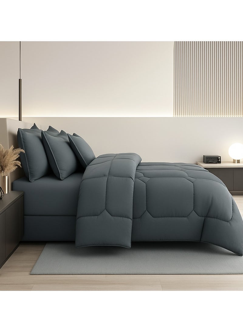 MingLi Luxurious summer royal bedspread | 6-piece king duvet set (250x230 cm) | Super light fluffy filling! - Image 2