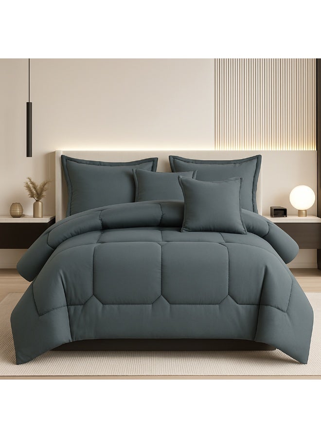 MingLi Luxurious summer royal bedspread | 6-piece king duvet set (250x230 cm) | Super light fluffy filling! - Image 3