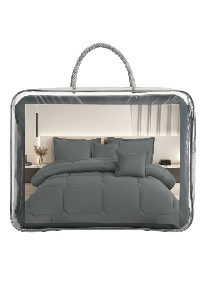 MingLi Luxurious summer royal bedspread | 6-piece king duvet set (250x230 cm) | Super light fluffy filling! - Image 5