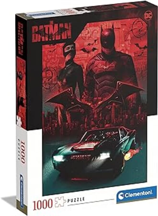 Clementoni 39685 batman 1000 pieces, jigsaw puzzle for adults-made in italy