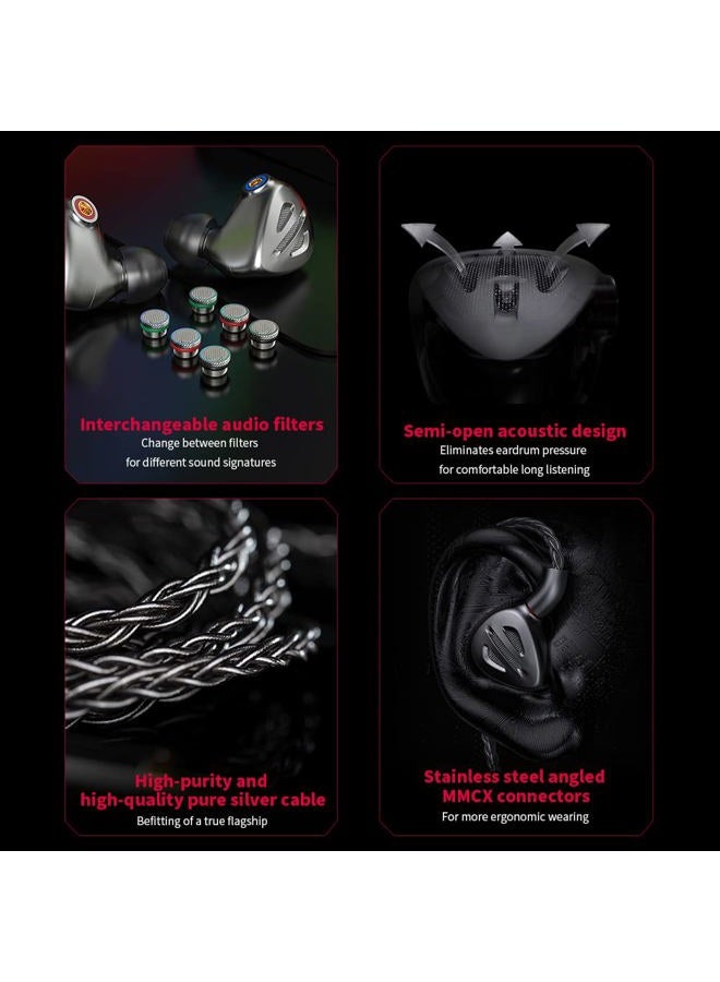 FIIO FH9 Black In-Ear Headphones - Image 5