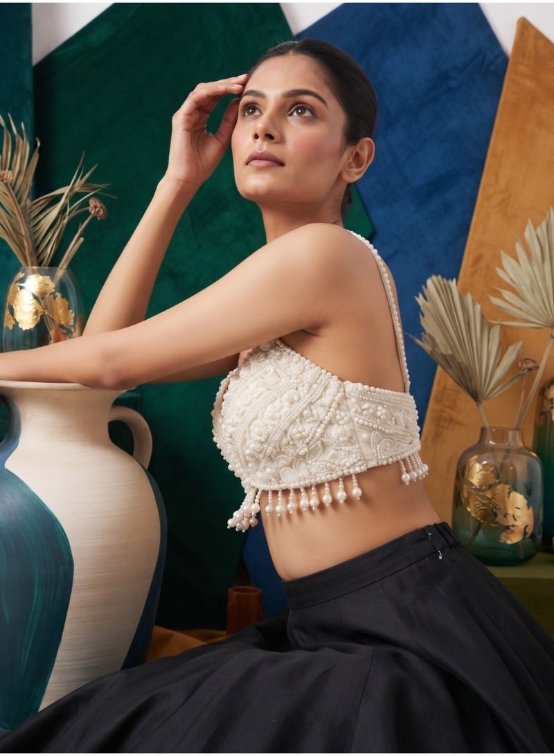 Nool Pearl Embellished Blouse - Image 1