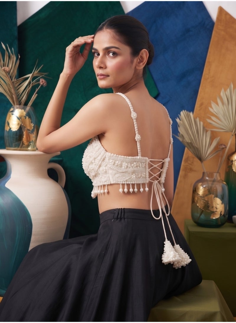 Nool Pearl Embellished Blouse - Image 4