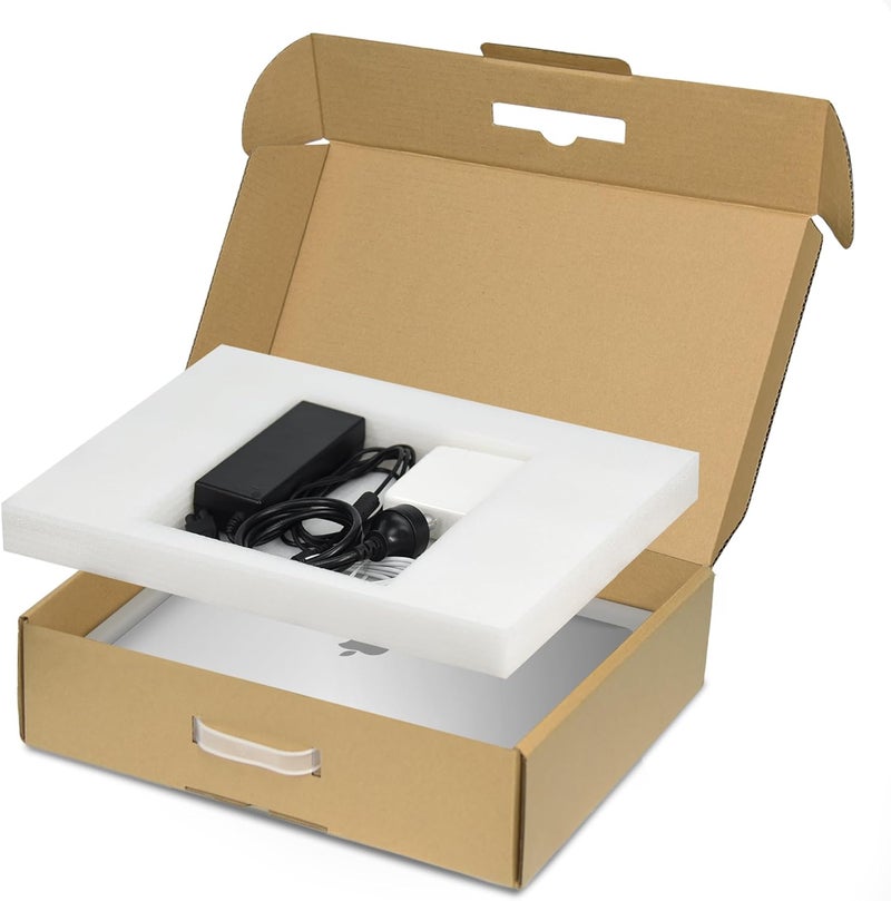 SOUNDANCE Laptop Box with Protection Foam, Cardboard Laptop Shipping Box, Secure Mailer Box for up to 17.3 Inches Notebook Computer - Image 1