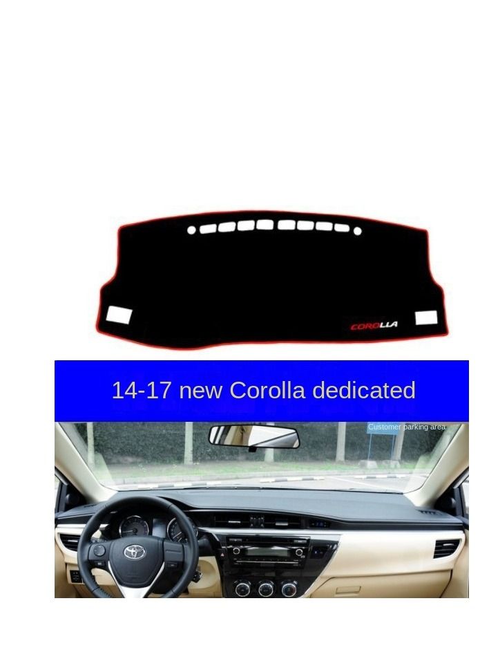 Corolle Panel Sunscreen Dashboard Mat Cover For Toyota New Corolla (2014-2017)  - Image 1