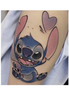 Generic Cartoon Lilo and Stitch Waterproof and Long-lasting Painted Tattoo Sticker  - Image 3
