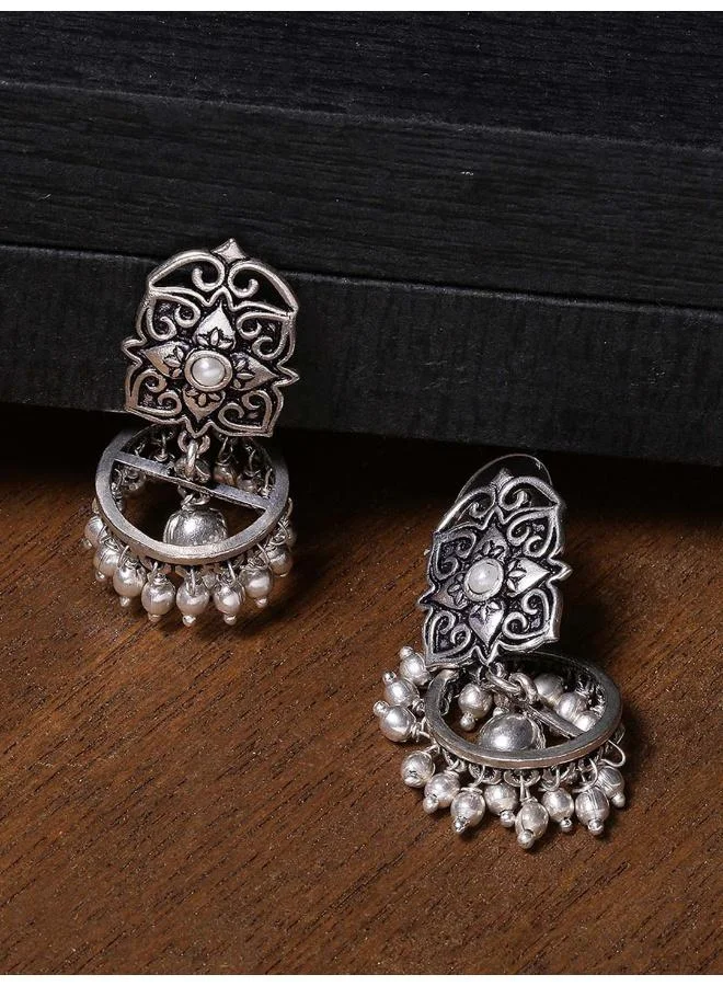VOYLLA Work Essentials Rangoli Inspired Earrings