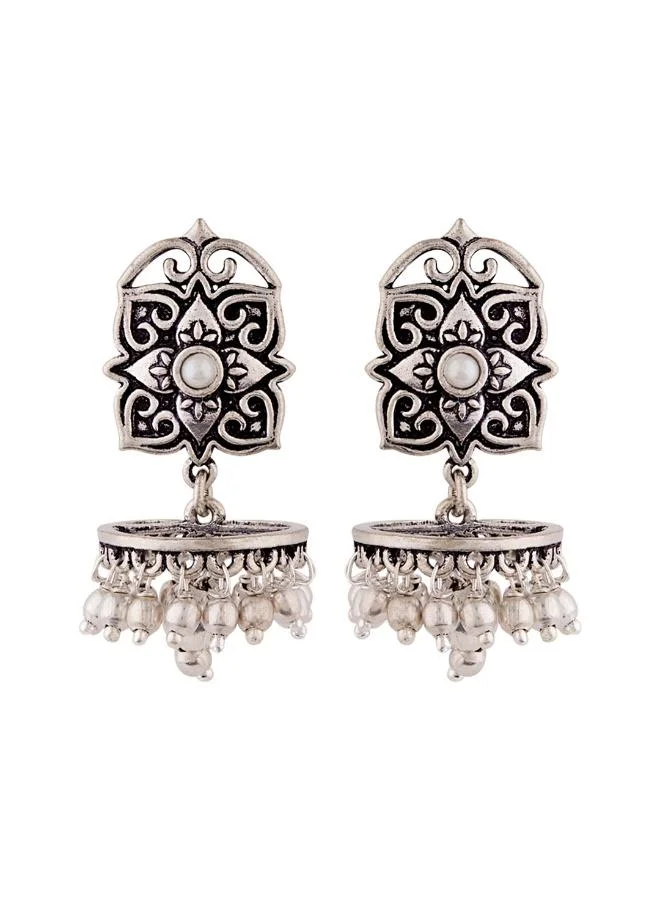 VOYLLA Work Essentials Rangoli Inspired Earrings