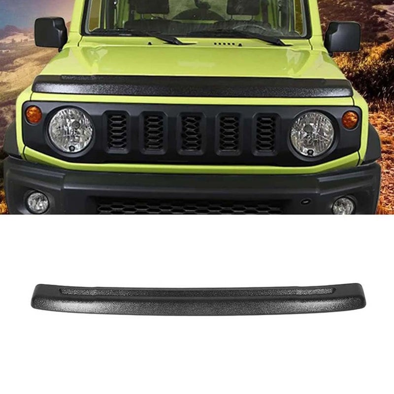 Generic OKIIO Car ABS Bonnet Guard for Suzuki Jimny 2019-2024, Bonnet Wind Stone Deflector Protective Vent Large Bonnet Scoop Cover Decoration Protector Trim Accessories  - Image 1