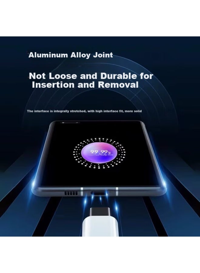 Trendsetter 120W 80W Fast Charging Cable For Realme Gt6/Gt7 Pro/Neo7/6/13 Pro, Type-C Quick Charge 2 Meter Cable - Image 1