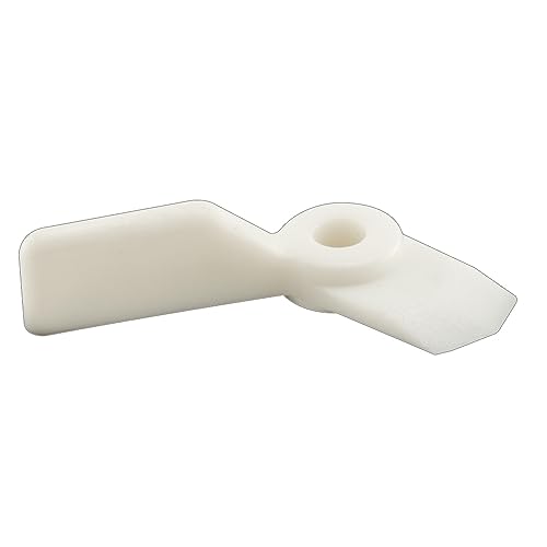 Prime-Line L 5851 Turn Buttons, 1/16 In. x 9/16 In., Plastic, White (8 Pack) - Image 1