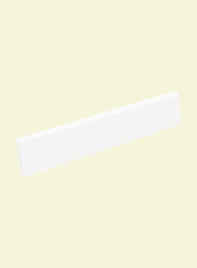 Swanstone EV00022SS.010 Europa Solid Surface 1-Piece Vanity Side Splash, 0.75-in L X 21.25-in H X 3.5-in H, White