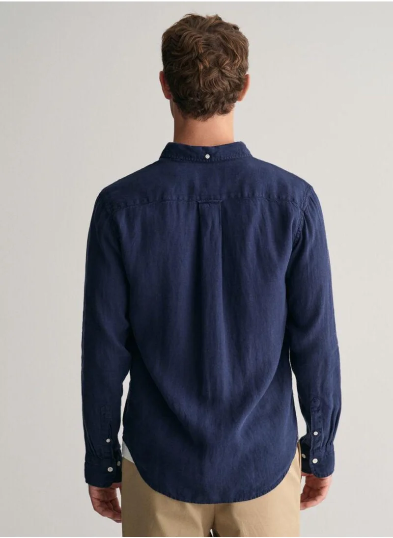 GANT Gant Regular Fit Garment-Dyed Linen Shirt