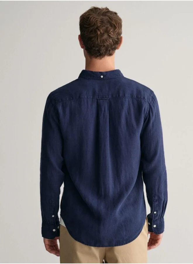GANT Gant Regular Fit Garment-Dyed Linen Shirt