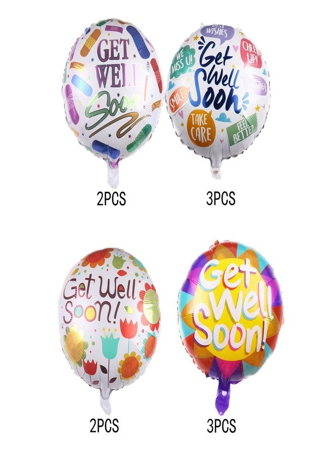 ALLPICK 10PCS Get Well Soon Foil Balloons for Family Friends Party Get Well Soon Theme Party - Image 4